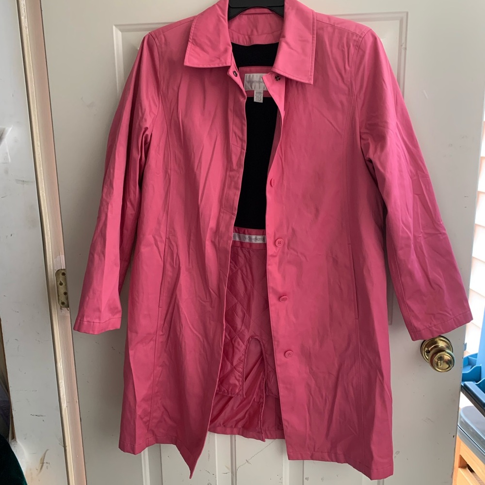 Worthington Women's Pink Trench Coat